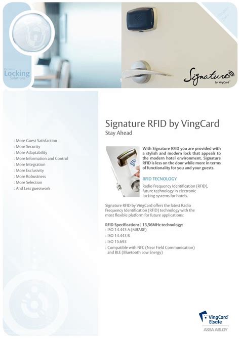 vingcard rfid reader|vingcard signature rfid manual.